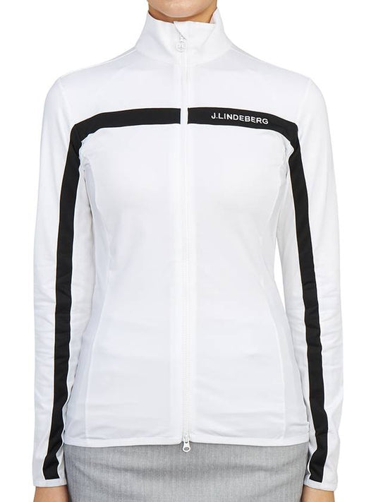 Janice Full Zip-up Jacket White - J.LINDEBERG - BALAAN 2