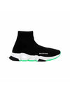 Speed Runner High Top Sneakers Black Green - BALENCIAGA - BALAAN 1