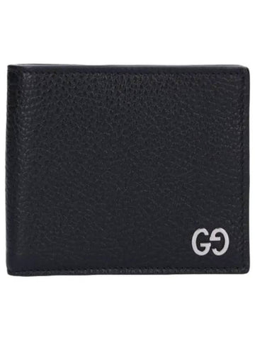metal logo wallet black - GUCCI - BALAAN 1