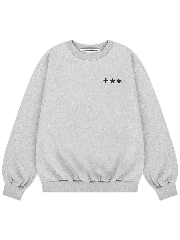 belief wish love sweatshirts in gray - MYDEEPBLUEMEMORIES - BALAAN 6
