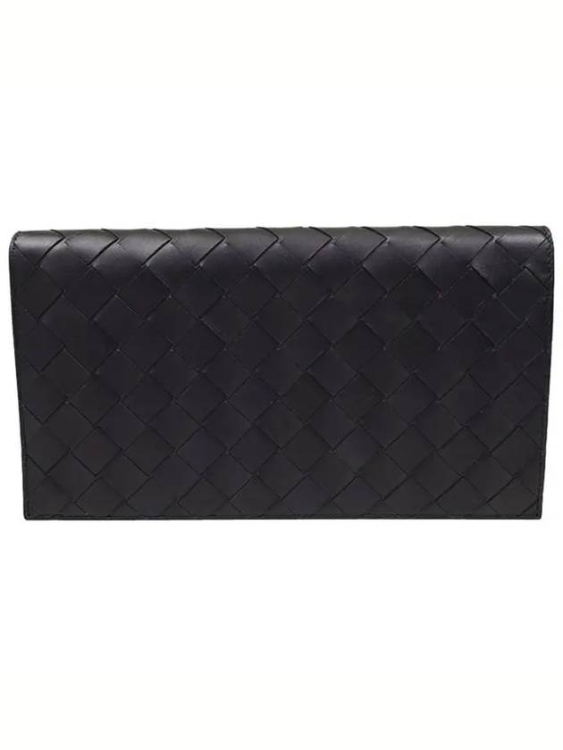 Intrecciato Long Wallet Black - BOTTEGA VENETA - BALAAN 3