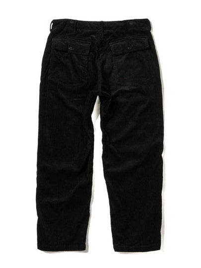 Corduroy Fatigue Straight Pants Black - ENGINEERED GARMENTS - BALAAN 2