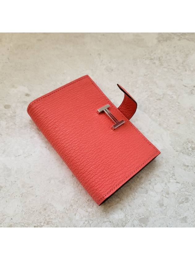 Bearn Card Wallet Rose - HERMES - BALAAN 3