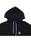 Chillax Fox Patch Classic Hoodie Black - MAISON KITSUNE - BALAAN 4