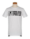 20th Anniversary Crew Neck Cotton Short Sleeve T-Shirt White - PHILIPP PLEIN - BALAAN 3