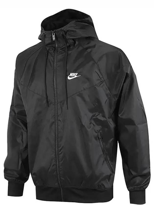 Men's Sportswear Windrunner Woven Windbreaker Black - NIKE - BALAAN 3