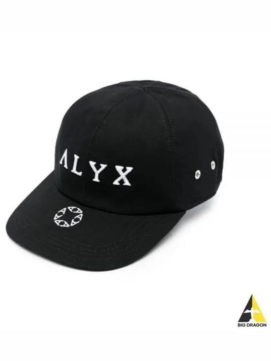 ALYX Monogram Logo Cap Black AAUHA0060FA04 - 1017 ALYX 9SM - BALAAN 1