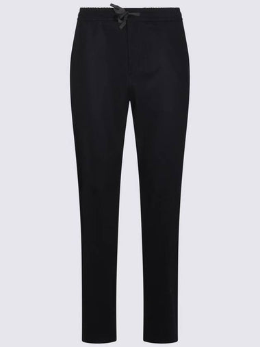 Canali Black Wool Pants - CANALI - BALAAN 1