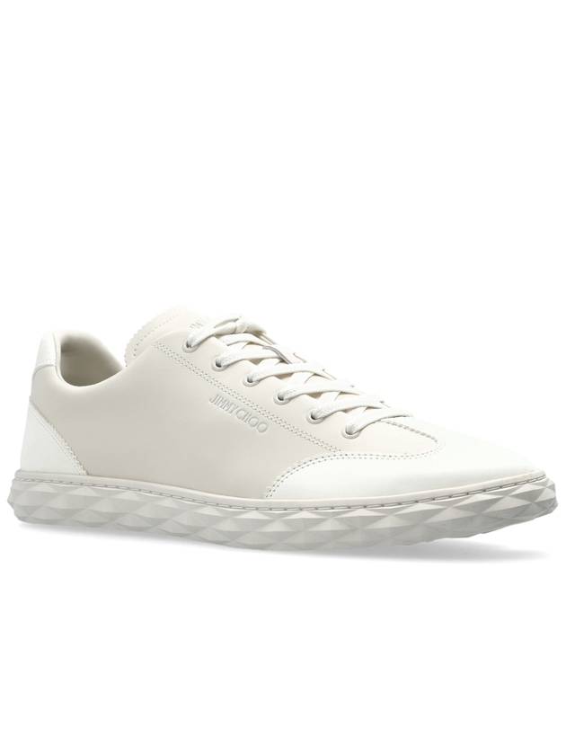 Jimmy Choo Sneakers Diamond, Men's, Cream - JIMMY CHOO - BALAAN 4