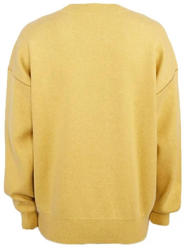 Atlee Logo Knit Top Yellow - ISABEL MARANT - BALAAN 4