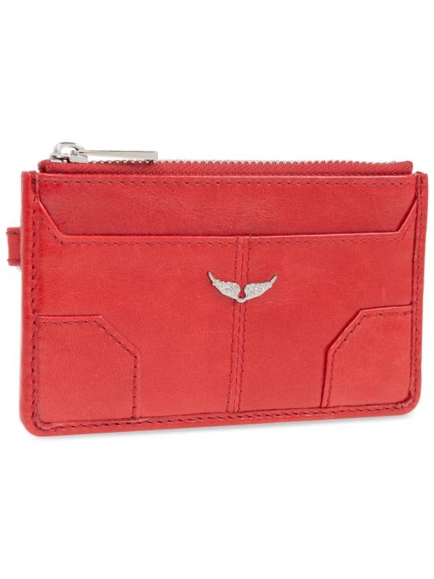 Zadig & Voltaire Leather Wallet, Women's, Red - ZADIG & VOLTAIRE - BALAAN 4