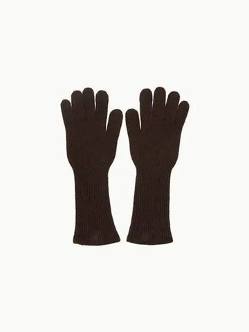 AMOMENTO FINGERHOLE GLOVES BROWN - ANDTHEOTHER - BALAAN 1