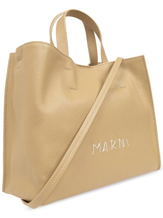 Marni ‘Museo’ Shopper Bag, Women's, Beige - MARNI - BALAAN 4