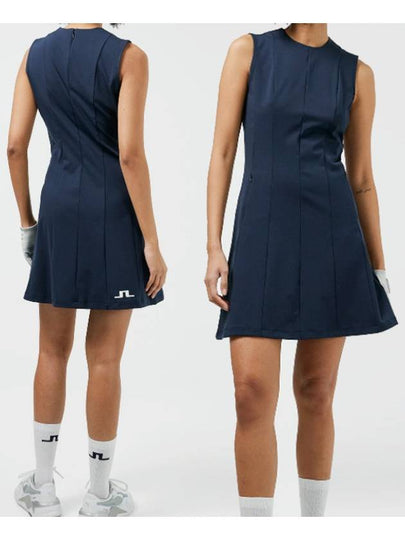 Women's Jasmine Short Dress Navy - J.LINDEBERG - BALAAN 2