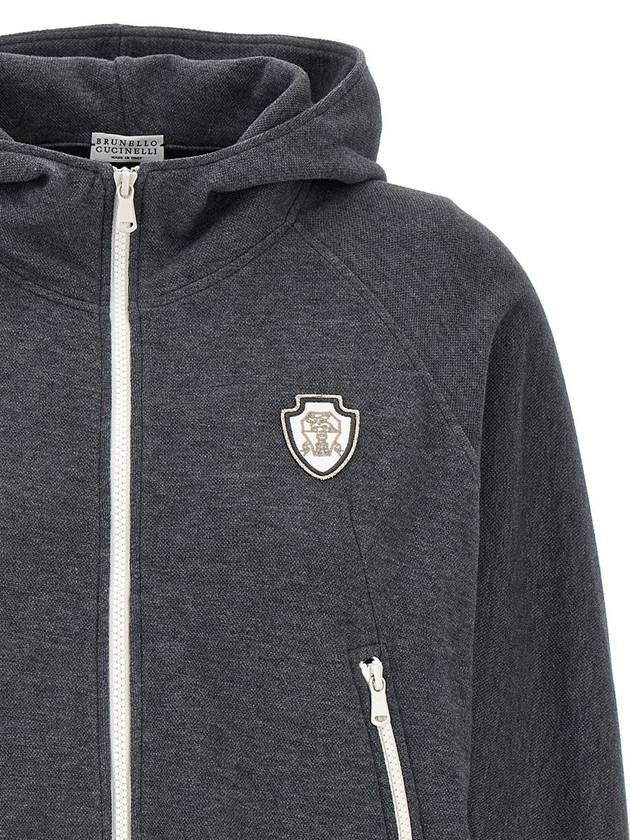 Brunello Cucinelli Logo Hoodie - BRUNELLO CUCINELLI - BALAAN 3