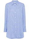 Cylvany Maxi Long Sleeve Shirt Blue - ISABEL MARANT - BALAAN 2