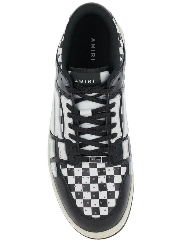 Amiri Black And White Leather Sneakers - AMIRI - BALAAN 5