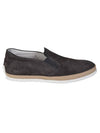 Suede Slip-On Loafer Grey - TOD'S - BALAAN 2