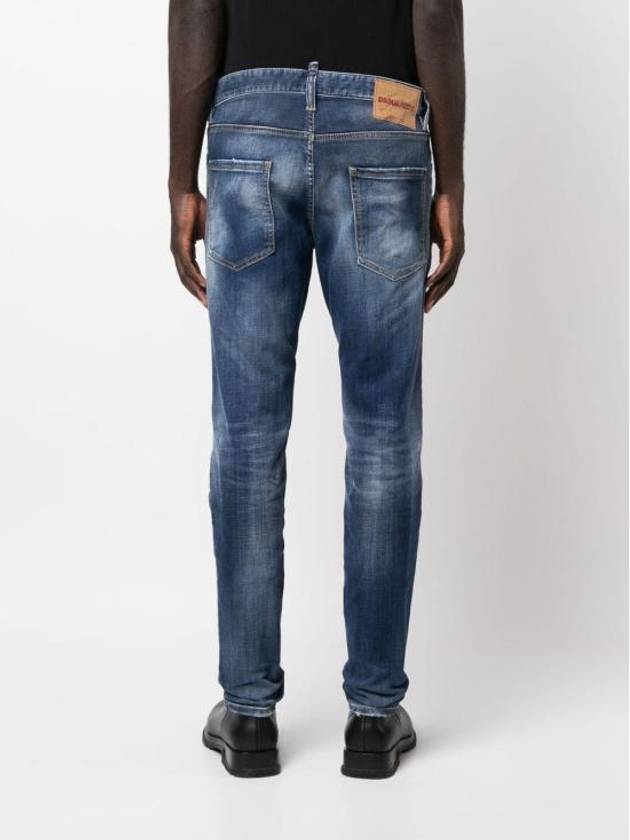 Cool Guy Washing Slim Jeans Navy - DSQUARED2 - BALAAN 7