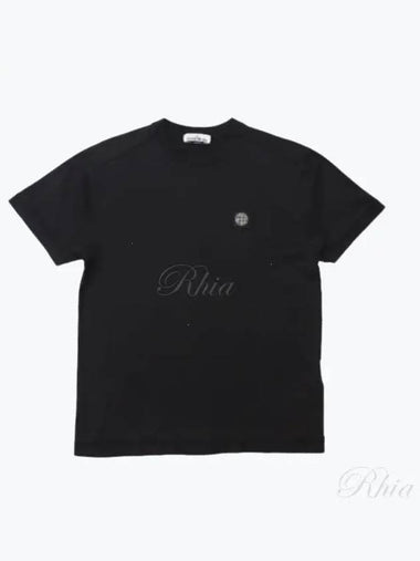 24113 A0029 811524113 Mini Waffen Logo Patch Men s Short Sleeve T Shirt - STONE ISLAND - BALAAN 1