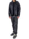 Lauros Short Down Jacket Black - MONCLER - BALAAN 6