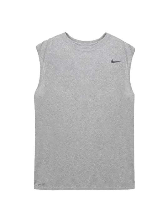 Team Legend Crew Neck Sleeveless Grey - NIKE - BALAAN 1