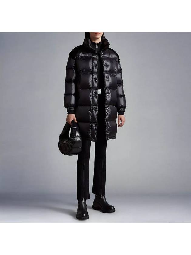 23FW nyong women's long padded down jacket black - MONCLER - BALAAN 2