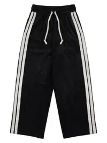 Corduroy Lining Wide Pants Black - PEOPLE OF THE WORLD - BALAAN 1