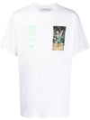 Pascal Painting Over Short Sleeve T-Shirt - OFF WHITE - BALAAN 1