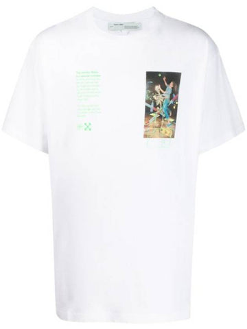 Pascal Painting Over Short Sleeve T-Shirt - OFF WHITE - BALAAN.