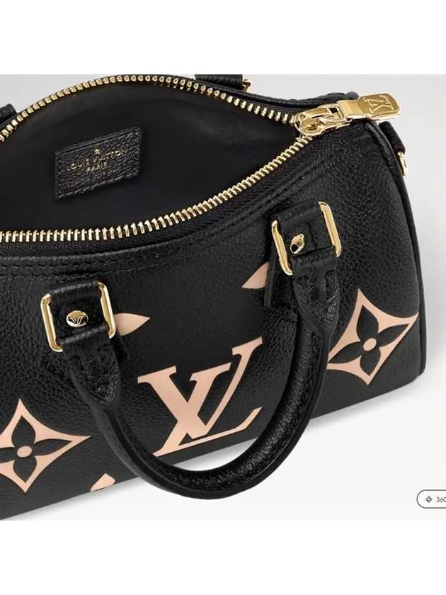 Women's Nano Speedy Monogram Tote Bag Black - LOUIS VUITTON - BALAAN 7