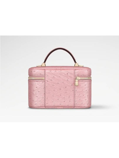 Vanity Chain Pouch Luxury Wedding Gift Ostrich Leather Goat Skin Pink Glaze Handbag N85820 - LOUIS VUITTON - BALAAN 2