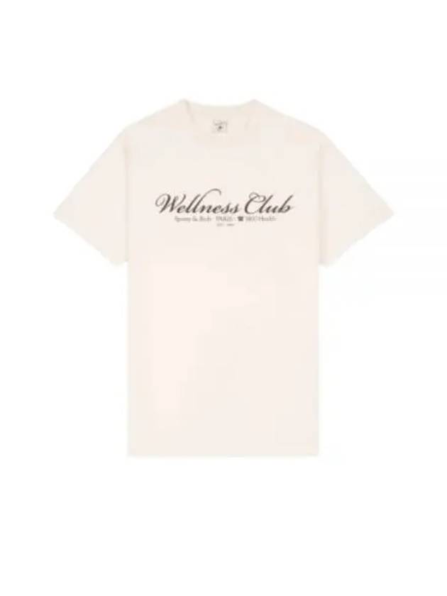 24 1800 Health T Shirt CreamChocolate TO042S410HC - SPORTY & RICH - BALAAN 1