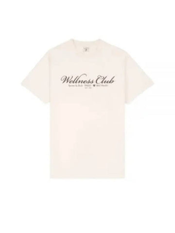 24 1800 Health T Shirt CreamChocolate TO042S410HC - SPORTY & RICH - BALAAN 1