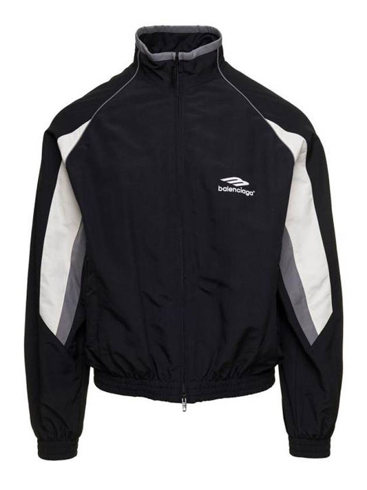 3B Sports Icon Regular Track Jacket Black - BALENCIAGA - BALAAN 1