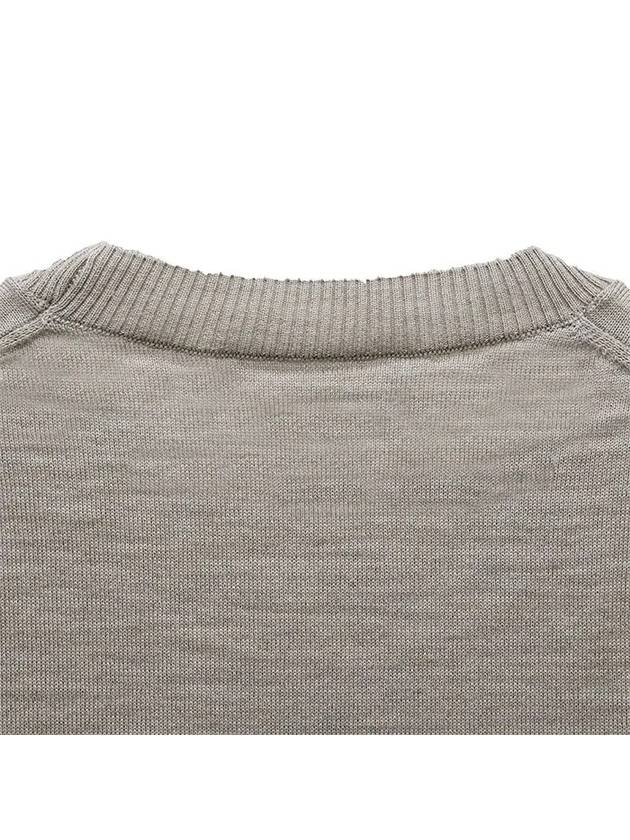 De Coeur Wool Knit Top Beige - AMI - BALAAN 7