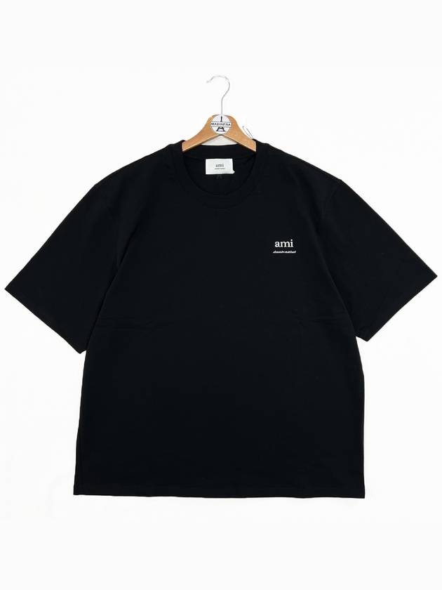 Alexandre Mattiussi Short Sleeve T-Shirt Black - AMI - BALAAN 2