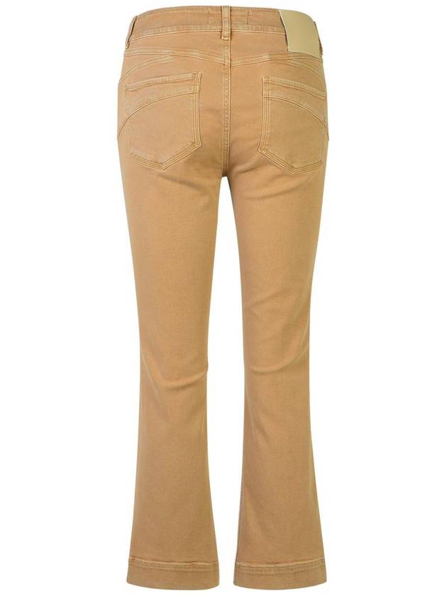 Sportmax 'Enna' Beige Cotton Jeans - MAX MARA SPORTMAX - BALAAN 3