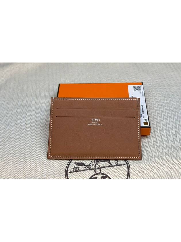 Citizen Twill Card Wallet Brown - HERMES - BALAAN 2