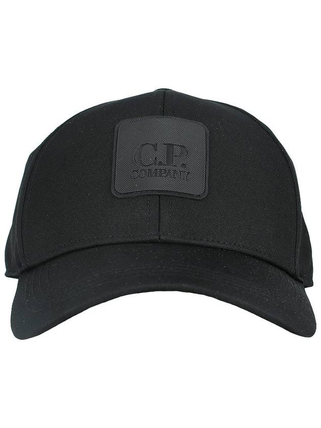 Logo Ball Cap Black - CP COMPANY - BALAAN 3