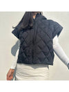 lightweight padded vest, cloud padded vest, short sleeves, wellon, quilting vest, rounding look - LOLOALLOY - BALAAN 7