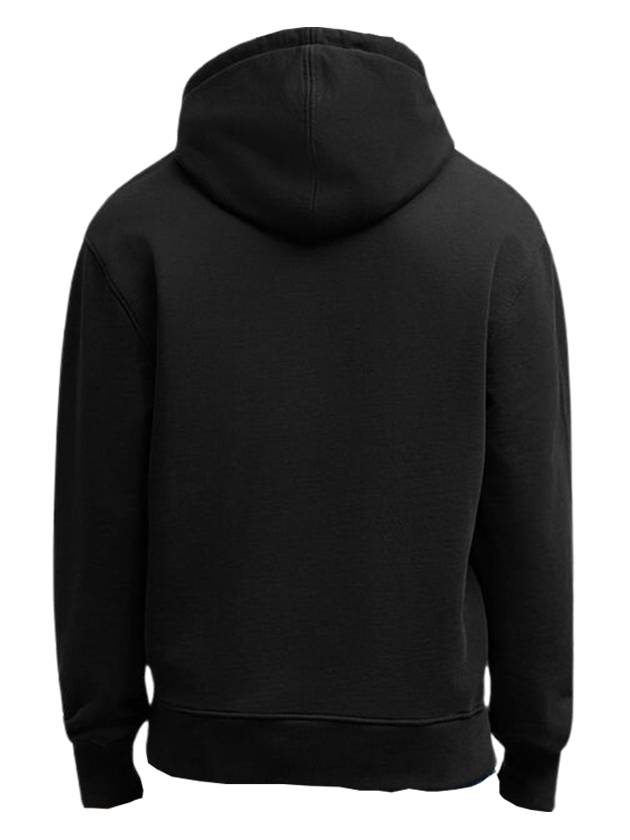 Red Heart Logo Classic Cotton Hoodie Black - AMI - BALAAN 3