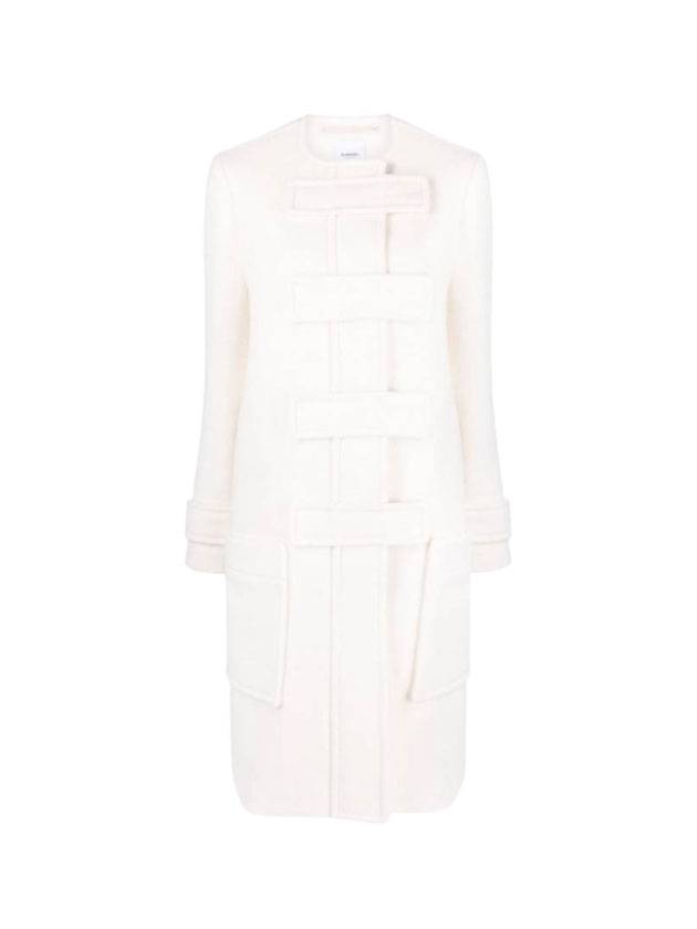 Women's Single Coat White - BURBERRY - BALAAN 1