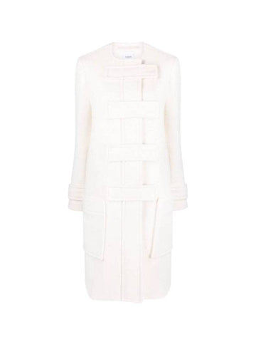 Women's Single Coat White - BURBERRY - BALAAN 1