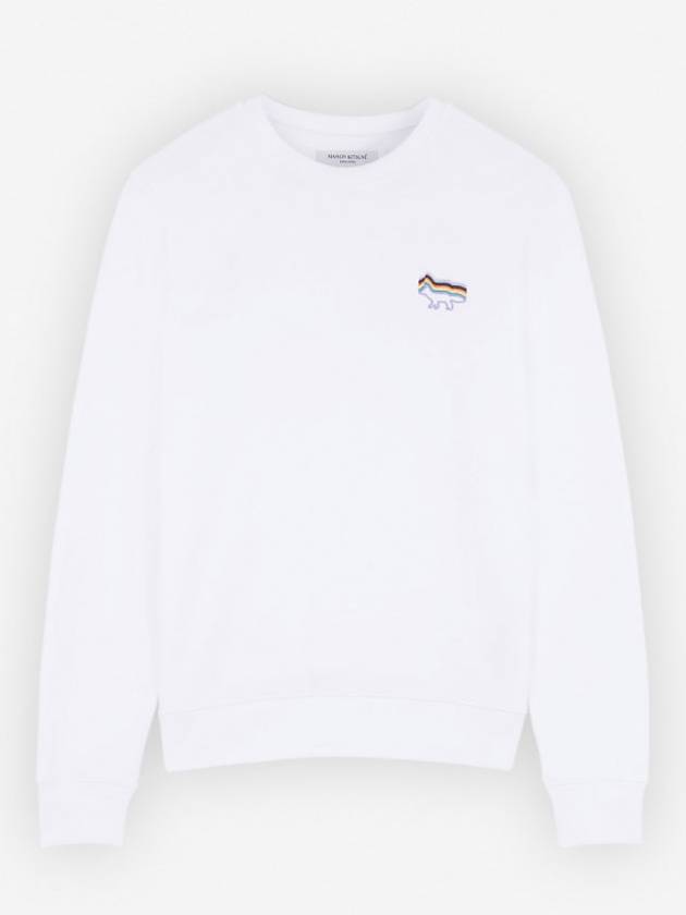 Rainbow Fox Sweatshirt White SPGPU00302 - MAISON KITSUNE - BALAAN 1