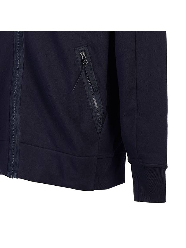 Goggles Diagonal Raised Fleece Hooded Jacket Navy - CP COMPANY - BALAAN 8