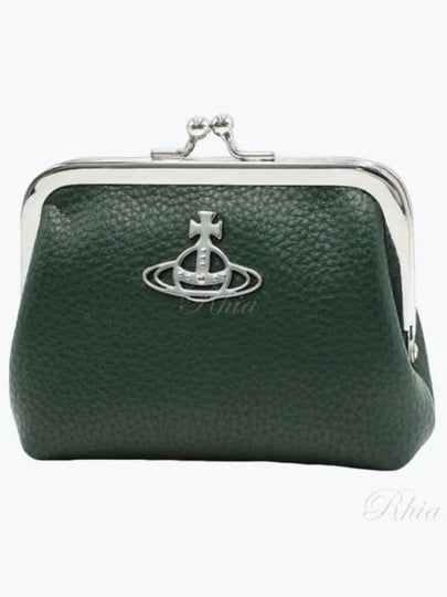 Women's Grain Pulse Frame Coin Wallet Green - VIVIENNE WESTWOOD - BALAAN 2