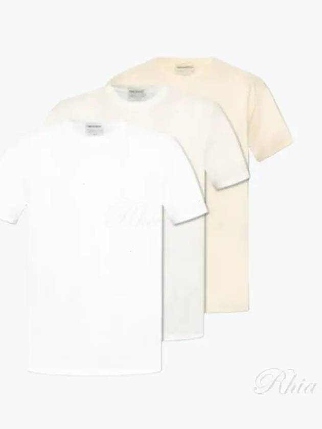 Men s T shirt Top Stitching 3 Pack Plain Multi Color S50GC0687 963 - MAISON MARGIELA - BALAAN 1