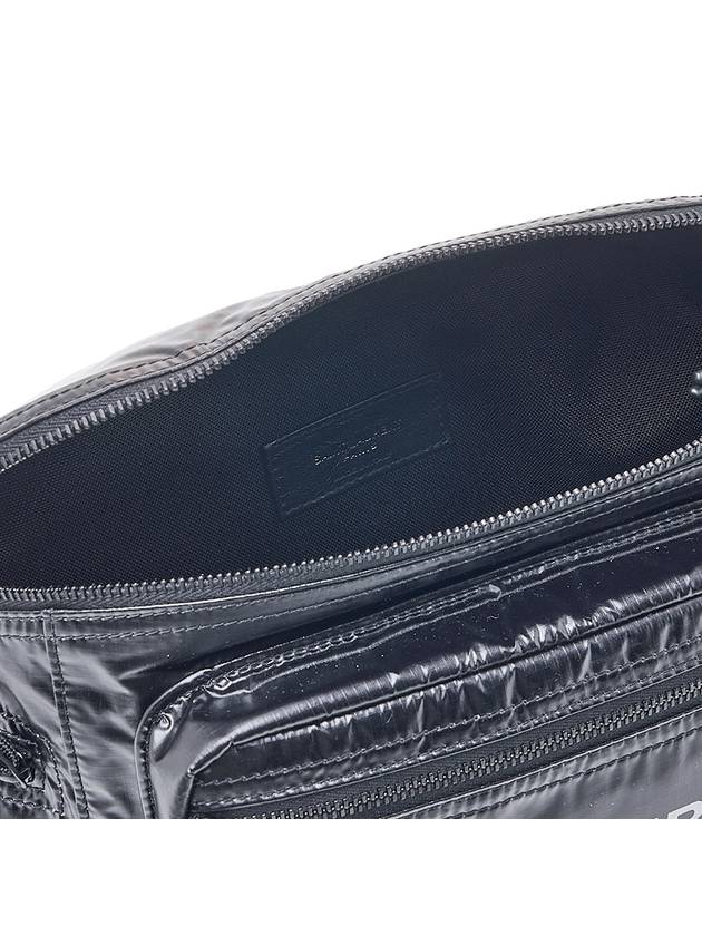 Nylon Logo Nux Belt Bag Black - SAINT LAURENT - BALAAN 10