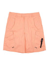 Cargo Bermuda Cotton Blended Canvas Shorts Orange - DIOR - BALAAN 11